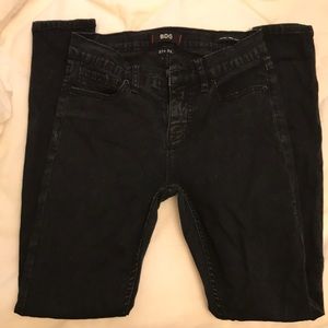 Midrise black jeans